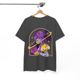 Cosmic Wizard Tee, Celestial Art Shirt, Unisex Heavy Cotton Tee, Astrology Gift, Space Design Apparel, Unique Graphic T-Shirt