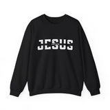 Jesus Crewneck Sweatshirt — Vintage Distressed Faith Pullover