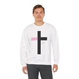 Inspirational Faith Sweatshirt, Jesus Loves You Crewneck, Christian Apparel, Religious Gift, Spiritual Comfort Wear, Casual Unisex Sweater