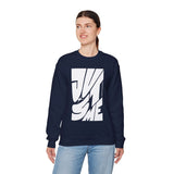 Modern Graphic Crewneck Sweatshirt - Unisex Fashion, Cozy Sweatshirt, Everyday Wear, Gift for Him/Her, Trendy Outfit