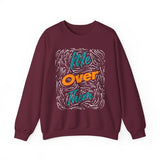 Me Over Them Crewneck Sweatshirt — Bold Retro Graphic Pullover