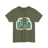 Funky Baba Unisex Heavy Cotton Tee, Retro T-Shirt, Casual Wear, Gift for Tea Lovers, Summer Outfit, Streetwear
