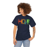 Hope Graphic Tee, Unisex Cotton Shirt, Inspirational T-Shirt, Gift for Friends, Casual Wear, Positive Vibes, Everyday Essentials