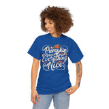 Pumpkin Spice Everything Unisex Tee - Fall Aesthetic, Cozy Casual Wear, Gift for Autumn Lovers, Halloween Shirt, Seasonal Apparel