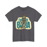 Funky Baba Unisex Heavy Cotton Tee, Retro T-Shirt, Casual Wear, Gift for Tea Lovers, Summer Outfit, Streetwear