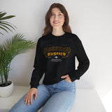 Crewneck Sweatshirt – 'Blessed & Elegant' Gothic Script Graphic