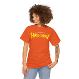 Happy Halloween Unisex Heavy Cotton Tee, Spooky Shirt, Fall Fashion, Pumpkin Tee, Halloween Costume, Gift for Halloween Lovers