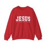 Jesus Crewneck Sweatshirt – "Jesus: The Way, The Truth, The Life" Christian Pullover