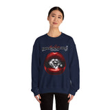 Crewneck Sweatshirt — 'Pressure' Red Lips Diamond Graphic