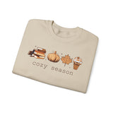 Cozy Season Sweatshirt - Casual Fall Apparel for Book Lovers, Unisex Crewneck for Autumn Celebrations, Perfect Gift