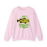 Get Hooked Unhook Stress Fishing Sweatshirt