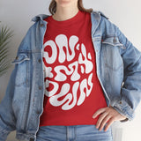 Groovy Unisex Heavy Cotton Tee | Perfect for Everyday Wear, Gifts, Casual Outings, Music Festivals, and Eco-Friendly Fashion