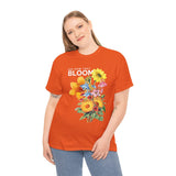 Floral Bloom Unisex Tee, Comfortable Cotton Shirt, Nature Lover's Gift, Casual Wear, Spring Fashion, Gifts for Gardeners