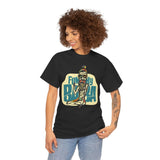 Funky Baba Unisex Heavy Cotton Tee, Retro T-Shirt, Casual Wear, Gift for Tea Lovers, Summer Outfit, Streetwear