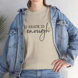 Christian Tee — "His Grace Is Enough" Inspirational Faith T‑Shirt