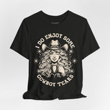 Cowboy Tears Tee - Funny Unisex Jersey Shirt, Western Style Graphic Tee, Gift for Cowgirls, Casual Wear, Unique Outdoor Shirt