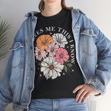 Jesus Loves Me This I Know Floral Tee