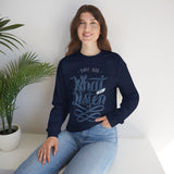 Crewneck Sweatshirt - "You Are What You Listen To" Music Quote Graphic