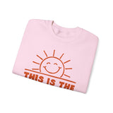 Positive Vibes Crewneck Sweatshirt - Perfect for Celebrations, Everyday Wear, Gift Ideas, Fun Mood Apparel, Unisex Casual Style