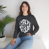 Evolve or Repeat Crewneck Sweatshirt — Motivational Graphic Sweatshirt