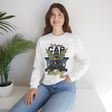 Crewneck Sweatshirt — "Extreme Cap Tuning" Vintage Car Engine Graphic