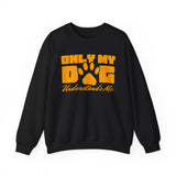 Dog Lover Crewneck Sweatshirt — "Only My Dog Understands Me" Paw Graphic