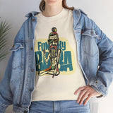 Funky Baba Unisex Heavy Cotton Tee, Retro T-Shirt, Casual Wear, Gift for Tea Lovers, Summer Outfit, Streetwear