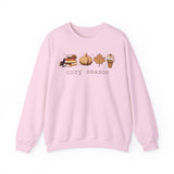 Cozy Season Sweatshirt - Casual Fall Apparel for Book Lovers, Unisex Crewneck for Autumn Celebrations, Perfect Gift