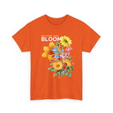 Floral Bloom Unisex Tee, Comfortable Cotton Shirt, Nature Lover's Gift, Casual Wear, Spring Fashion, Gifts for Gardeners
