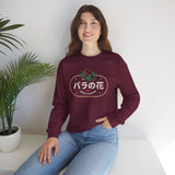 Rose Flower Crewneck Sweatshirt — バラの花 Japanese Floral Graphic