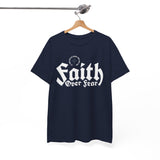 Faith Over Fear T‑Shirt — Bold Gothic Christian Tee