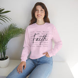 Faith Script Sweatshirt — Inspirational Christian Crewneck