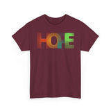 Hope Graphic Tee, Unisex Cotton Shirt, Inspirational T-Shirt, Gift for Friends, Casual Wear, Positive Vibes, Everyday Essentials