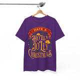 Holly Jolly Christmas Tee - Festive Holiday Graphic T-Shirt