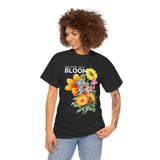 Floral Bloom Unisex Tee, Comfortable Cotton Shirt, Nature Lover's Gift, Casual Wear, Spring Fashion, Gifts for Gardeners