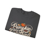 Cozy Pumpkin Sweatshirt for Fall, Unisex Crewneck Sweater, Perfect for Halloween & Thanksgiving, Comfortable Autumn Wear, Gift for Him & Her
