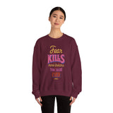 Crewneck Sweatshirt — "Fear Kills More Dreams Than Failure Ever Will" Motivational Graphic