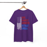 God, Family, Country T-Shirt — Patriotic American Flag Tee