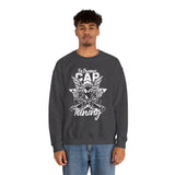 Crewneck Sweatshirt — “Extreme Cap Tuning” Engine Skull Graphic