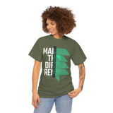 Make the Difference Unisex Heavy Cotton Tee, Motivational Shirt, Casual Wear, Gift Idea, Inspirational Apparel