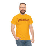 Happy Halloween Unisex Heavy Cotton Tee, Spooky Shirt, Fall Fashion, Pumpkin Tee, Halloween Costume, Gift for Halloween Lovers