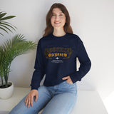 Crewneck Sweatshirt – 'Blessed & Elegant' Gothic Script Graphic