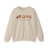 Cozy Season Sweatshirt - Casual Fall Apparel for Book Lovers, Unisex Crewneck for Autumn Celebrations, Perfect Gift