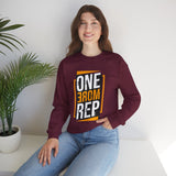 One More Rep Sweatshirt – Motivational Gym Crewneck
