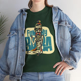 Funky Baba Unisex Heavy Cotton Tee, Retro T-Shirt, Casual Wear, Gift for Tea Lovers, Summer Outfit, Streetwear
