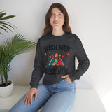 Christian Crewneck Sweatshirt - "Wish Men Still Still Seek Him" Holiday Graphic