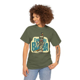 Funky Baba Unisex Heavy Cotton Tee, Retro T-Shirt, Casual Wear, Gift for Tea Lovers, Summer Outfit, Streetwear