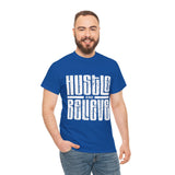 Hustle and Believe Tee - Motivational Unisex Cotton T-Shirt, Gift for Entrepreneurs, Inspirational Apparel, Everyday Wear, Fitness Top