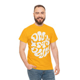 Groovy Unisex Heavy Cotton Tee | Perfect for Everyday Wear, Gifts, Casual Outings, Music Festivals, and Eco-Friendly Fashion