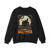 Halloween Sweatshirt, Unisex Crewneck, Trick or Treat Apparel, Spooky Season Fashion, Fall Wardrobe Essential